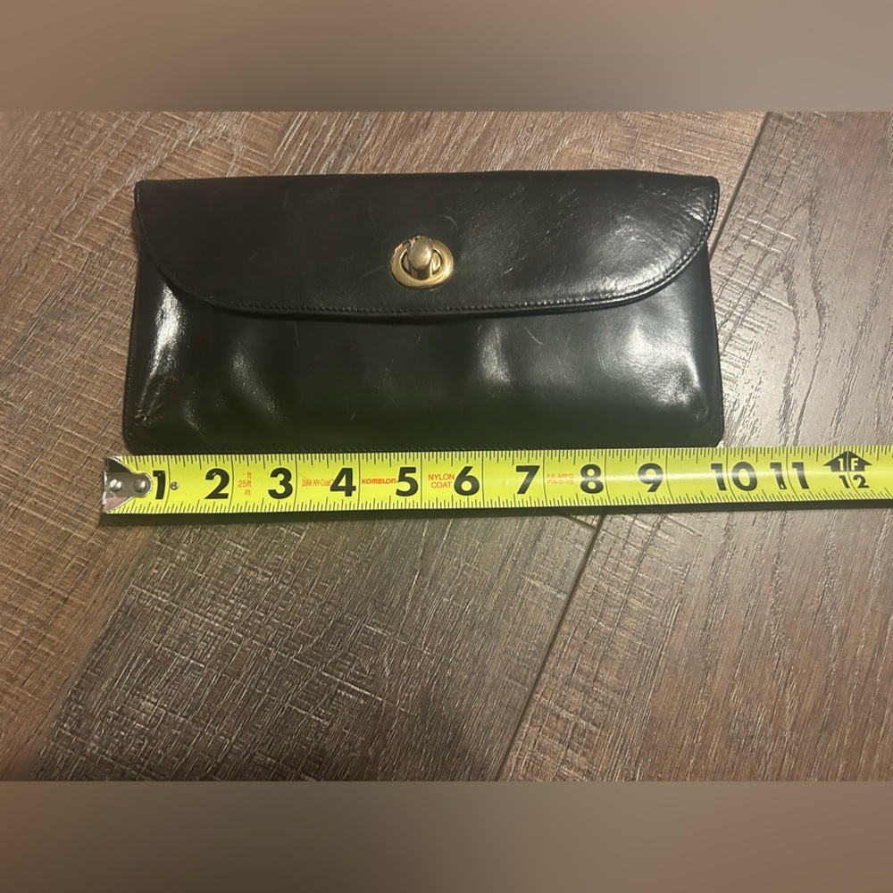HOBO black leather clutch - Picture 3 of 8
